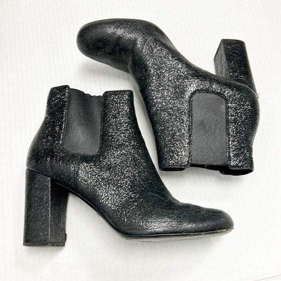 Saint Laurent shimmer Chelsea  ankle boots - Picture 1 of 8